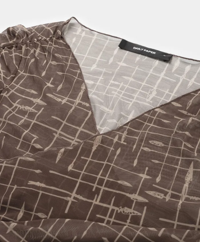 Martini Brown Rania Longsleeve Women Daily Paper Tops