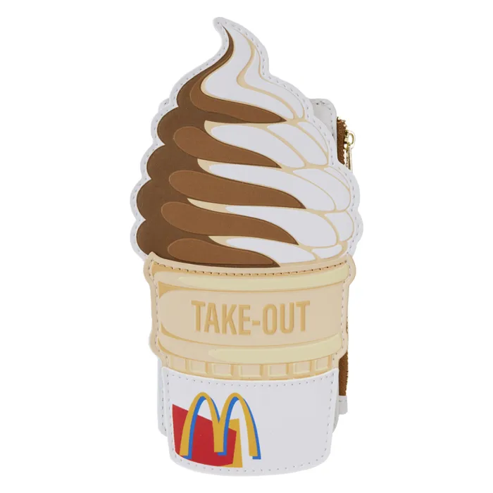 McDonald039s Soft Serve Ice Cream Cone Card Holder Unisex Loungefly Bags and Wallets McDonald039s Soft Serve Ice Cream Cone Card Holder Unisex Loungefly Bags and Wallets