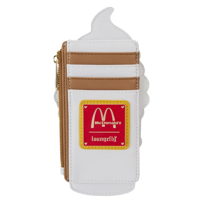 McDonald039s Soft Serve Ice Cream Cone Card Holder Unisex Loungefly Bags and Wallets McDonald039s Soft Serve Ice Cream Cone Card Holder Unisex Loungefly Bags and Wallets