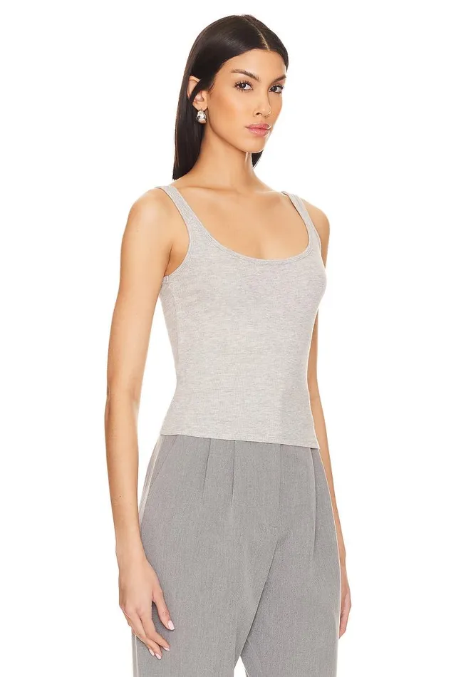 Megan Tank Top Heather Grey Women Lovers and Friends Tops