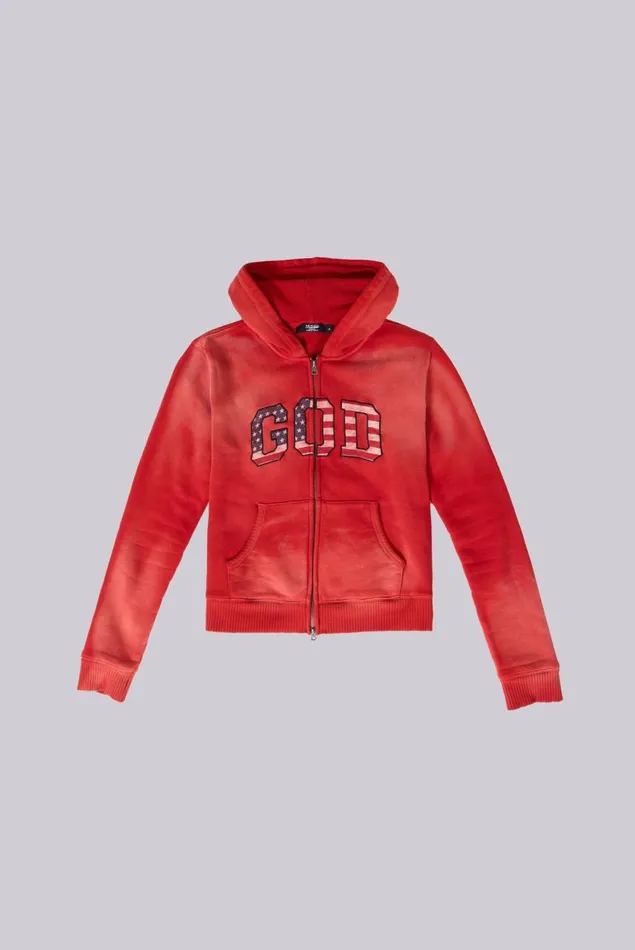 Men 039GOD039 Mini Monster Hoodie Jaded London Hoodies and Sweatshirts