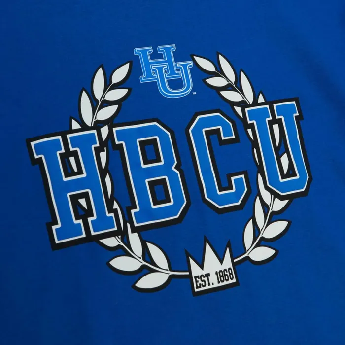 Men039s Collegiate Mitchell and Ness HBCU Wreath Tee Hampton University Men039s Collegiate Mitchell and Ness HBCU Wreath Tee Hampton University