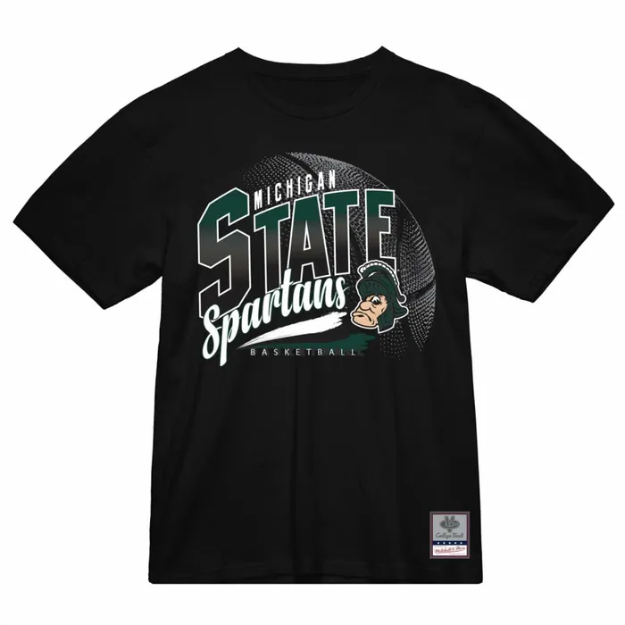 Men039s Collegiate Mitchell and Ness Michigan State University Madness Victory Road Tee Men039s Collegiate Mitchell and Ness Michigan State University Madness Victory Road Tee