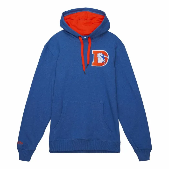 Men039s Hoodies and Sweatshirts Mitchell and Ness Classic French Terry Hoody Denver Broncos Men039s Hoodies and Sweatshirts Mitchell and Ness Classic French Terry Hoody Denver Broncos