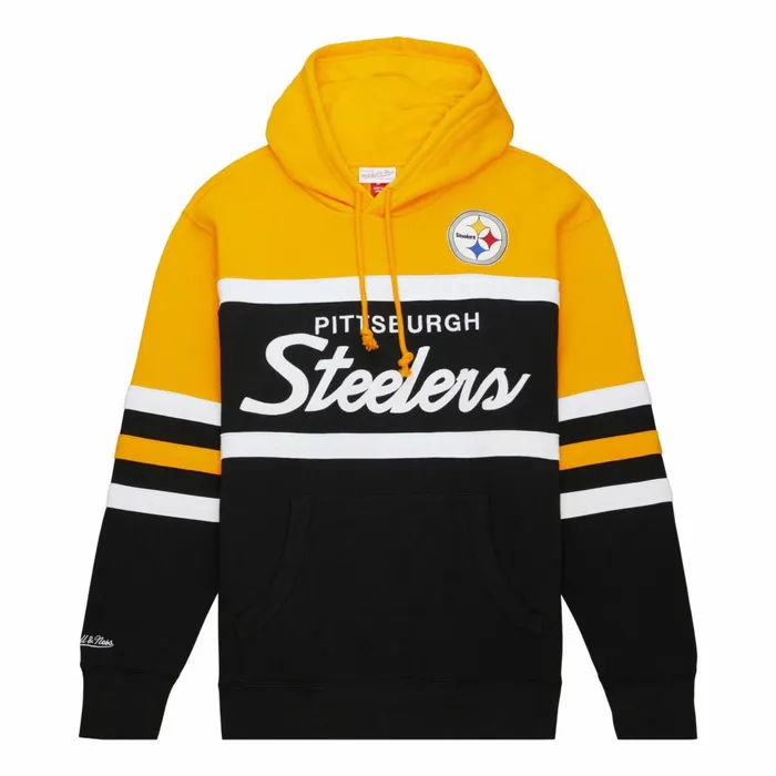 Men039s Hoodies and Sweatshirts Mitchell and Ness Head Coach Hoodie Pittsburgh Steelers Men039s Hoodies and Sweatshirts Mitchell and Ness Head Coach Hoodie Pittsburgh Steelers