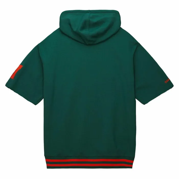 Men039s Hoodies and Sweatshirts Mitchell and Ness PreGame SS Fleece Hoodie University Of Miami Men039s Hoodies and Sweatshirts Mitchell and Ness PreGame SS Fleece Hoodie University Of Miami