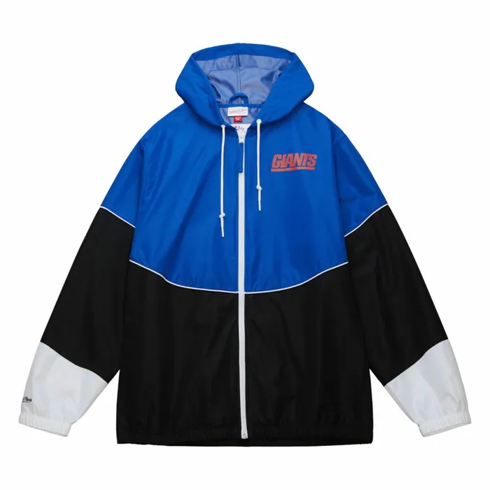 Men039s Jackets and Outerwear Mitchell and Ness Home Team Lightweight Windbreaker New York Giants Men039s Jackets and Outerwear Mitchell and Ness Home Team Lightweight Windbreaker New York Giants