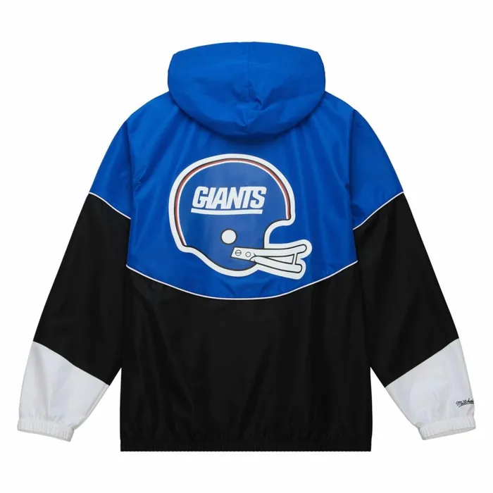Men039s Jackets and Outerwear Mitchell and Ness Home Team Lightweight Windbreaker New York Giants Men039s Jackets and Outerwear Mitchell and Ness Home Team Lightweight Windbreaker New York Giants