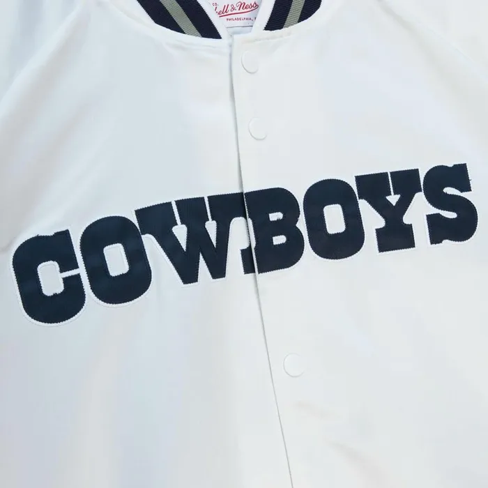 Men039s Jackets and Outerwear Mitchell and Ness Lighweight Satin Jacket Dallas Cowboys Men039s Jackets and Outerwear Mitchell and Ness Lighweight Satin Jacket Dallas Cowboys