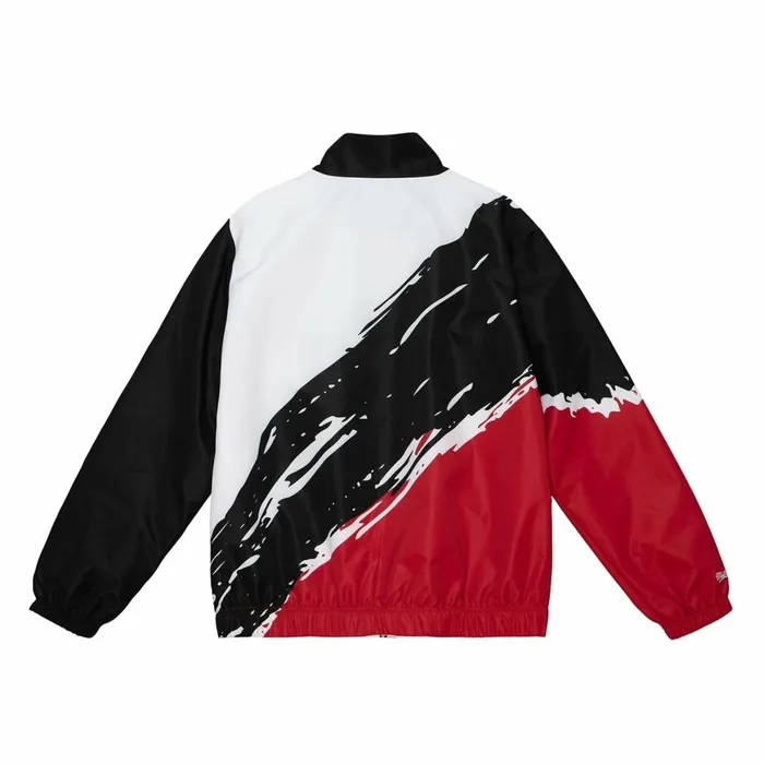 Men039s Jackets and Outerwear Mitchell and Ness Paintbrush Windbreaker Chicago Bulls Men039s Jackets and Outerwear Mitchell and Ness Paintbrush Windbreaker Chicago Bulls