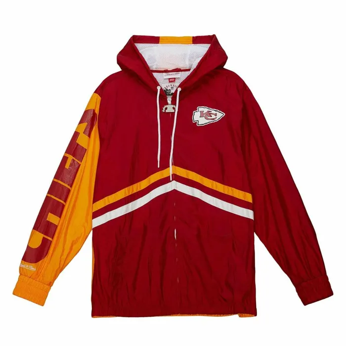 Men039s Jackets and Outerwear Mitchell and Ness Undeniable Full Zip Windbreaker Kansas City Chiefs Men039s Jackets and Outerwear Mitchell and Ness Undeniable Full Zip Windbreaker Kansas City Chiefs