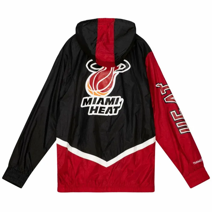 Men039s Jackets and Outerwear Mitchell and Ness Undeniable Full Zip Windbreaker Miami Heat Men039s Jackets and Outerwear Mitchell and Ness Undeniable Full Zip Windbreaker Miami Heat