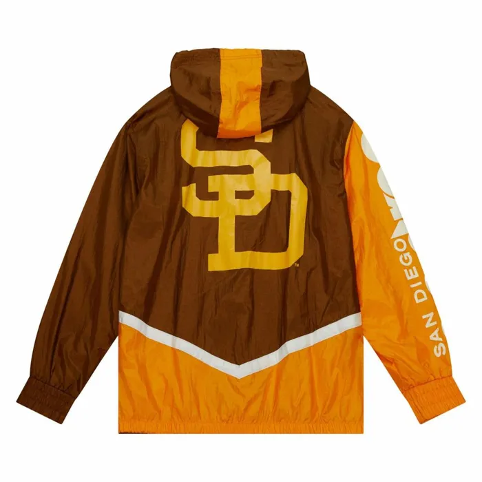 Men039s Jackets and Outerwear Mitchell and Ness Undeniable Full Zip Windbreaker San Diego Padres Men039s Jackets and Outerwear Mitchell and Ness Undeniable Full Zip Windbreaker San Diego Padres