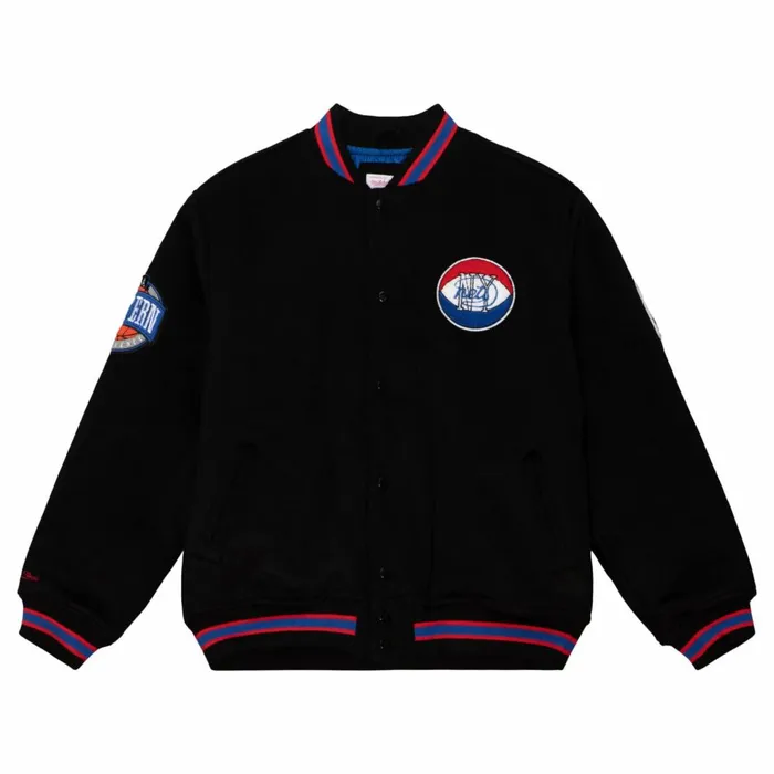 Men039s Jackets and Outerwear Mitchell and Ness Varsity Jacket New York Nets