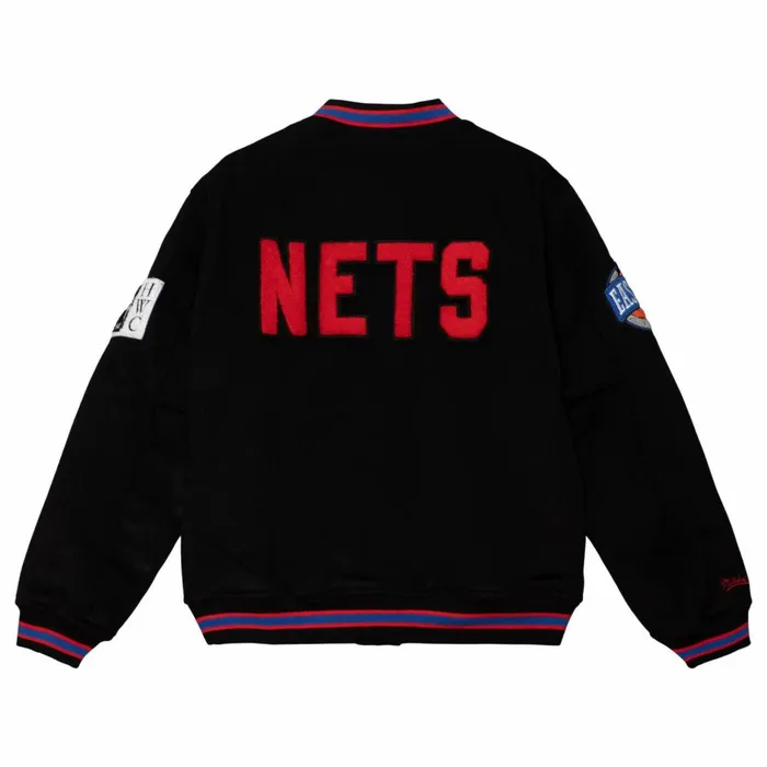 Men039s Jackets and Outerwear Mitchell and Ness Varsity Jacket New York Nets Men039s Jackets and Outerwear Mitchell and Ness Varsity Jacket New York Nets