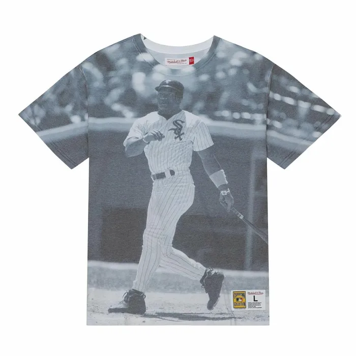 Men039s MLB Mitchell and Ness Highlight Sublimated Player Tee Chicago White Sox Bo Jackson Men039s MLB Mitchell and Ness Highlight Sublimated Player Tee Chicago White Sox Bo Jackson