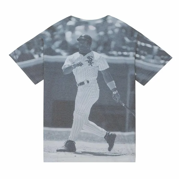 Men039s MLB Mitchell and Ness Highlight Sublimated Player Tee Chicago White Sox Bo Jackson Men039s MLB Mitchell and Ness Highlight Sublimated Player Tee Chicago White Sox Bo Jackson