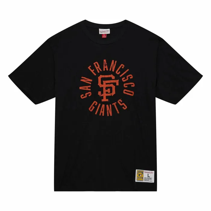 Men039s MLB Mitchell and Ness Legendary Slub SS Tee San Francisco Giants