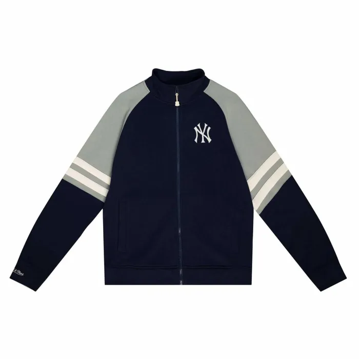 Men039s MLB Mitchell and Ness MVP 20 Track Jacket New York Yankees
