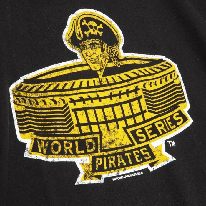 Men039s MLB Mitchell and Ness World Series Tee Pittsburgh Pirates 1971 Men039s MLB Mitchell and Ness World Series Tee Pittsburgh Pirates 1971