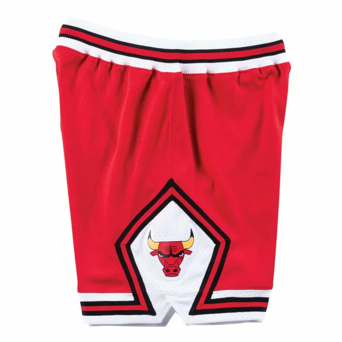 Men039s NBA Authentic Mitchell and Ness Authentic Shorts Chicago Bulls Road 197576 Men039s NBA Authentic Mitchell and Ness Authentic Shorts Chicago Bulls Road 197576