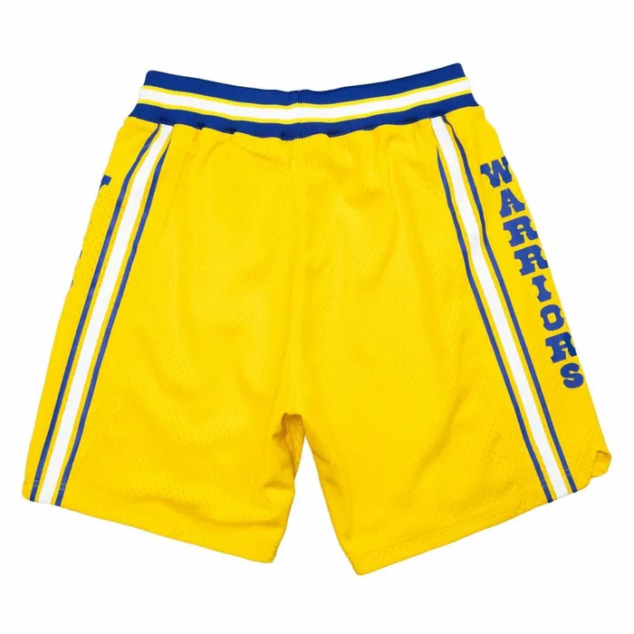 Men039s NBA Authentic Mitchell and Ness Authentic Shorts Golden State Warriors 198081 Men039s NBA Authentic Mitchell and Ness Authentic Shorts Golden State Warriors 198081