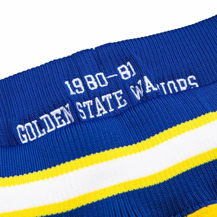 Men039s NBA Authentic Mitchell and Ness Authentic Shorts Golden State Warriors 198081 Men039s NBA Authentic Mitchell and Ness Authentic Shorts Golden State Warriors 198081