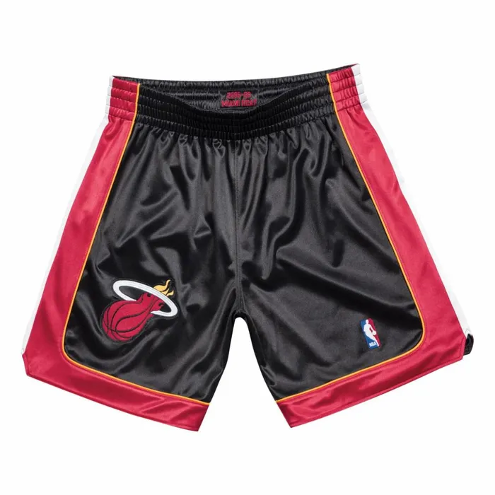 Men039s NBA Authentic Mitchell and Ness Authentic Shorts Miami Heat Road 200506 Men039s NBA Authentic Mitchell and Ness Authentic Shorts Miami Heat Road 200506