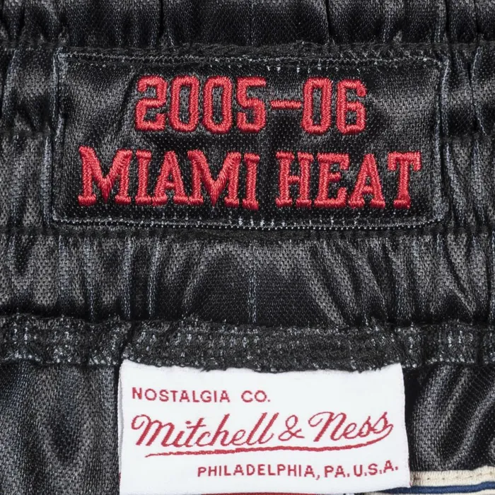 Men039s NBA Authentic Mitchell and Ness Authentic Shorts Miami Heat Road 200506 Men039s NBA Authentic Mitchell and Ness Authentic Shorts Miami Heat Road 200506
