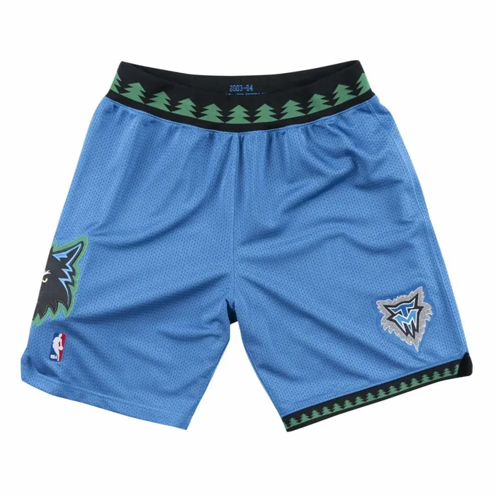 Men039s NBA Authentic Mitchell and Ness Authentic Shorts Minnesota Timberwolves Road 200304 Men039s NBA Authentic Mitchell and Ness Authentic Shorts Minnesota Timberwolves Road 200304