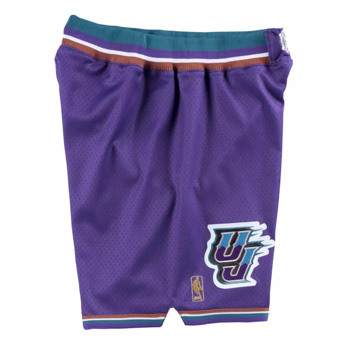 Men039s NBA Authentic Mitchell and Ness Authentic Shorts Utah Jazz 199697 Men039s NBA Authentic Mitchell and Ness Authentic Shorts Utah Jazz 199697