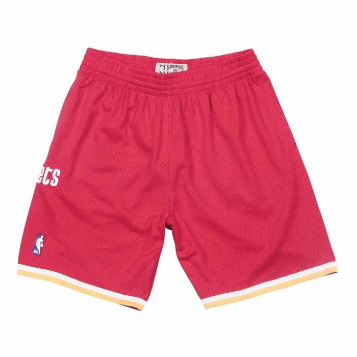 Men039s NBA Swingman Mitchell and Ness Swingman Shorts Houston Rockets Road 199394