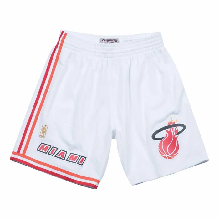 Men039s NBA Swingman Mitchell and Ness Swingman Shorts Miami Heat Home 199697 Men039s NBA Swingman Mitchell and Ness Swingman Shorts Miami Heat Home 199697