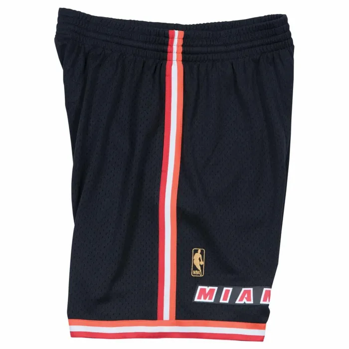 Men039s NBA Swingman Mitchell and Ness Swingman Shorts Miami Heat Road 199697 Men039s NBA Swingman Mitchell and Ness Swingman Shorts Miami Heat Road 199697
