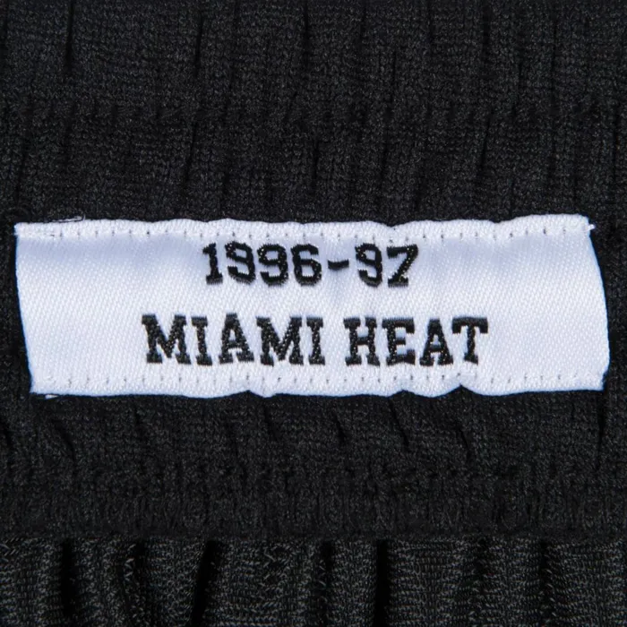 Men039s NBA Swingman Mitchell and Ness Swingman Shorts Miami Heat Road 199697 Men039s NBA Swingman Mitchell and Ness Swingman Shorts Miami Heat Road 199697