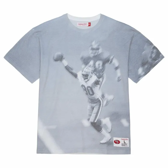 Men039s NFL Mitchell and Ness 4th And Goal Sublimated SS Tee San Francisco 49ers Jerry Rice Men039s NFL Mitchell and Ness 4th And Goal Sublimated SS Tee San Francisco 49ers Jerry Rice
