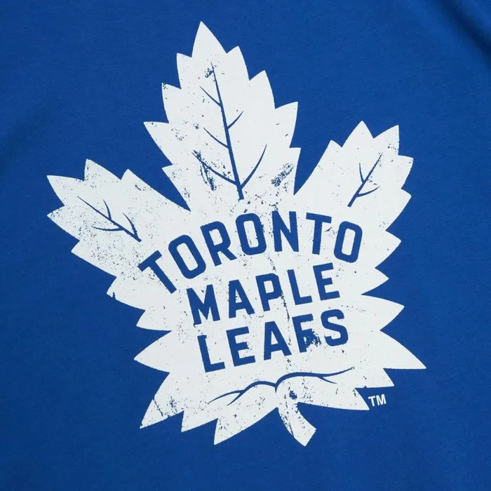 Men039s NHL Mitchell and Ness Distressed Logo LS Tee Toronto Maple Leafs Men039s NHL Mitchell and Ness Distressed Logo LS Tee Toronto Maple Leafs
