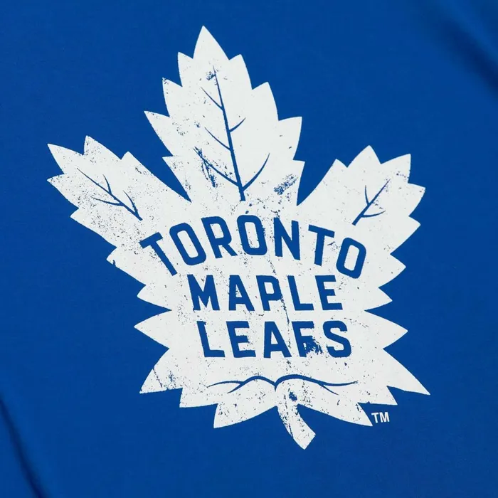 Men039s NHL Mitchell and Ness Distressed Logo Tee Toronto Maple Leafs Men039s NHL Mitchell and Ness Distressed Logo Tee Toronto Maple Leafs