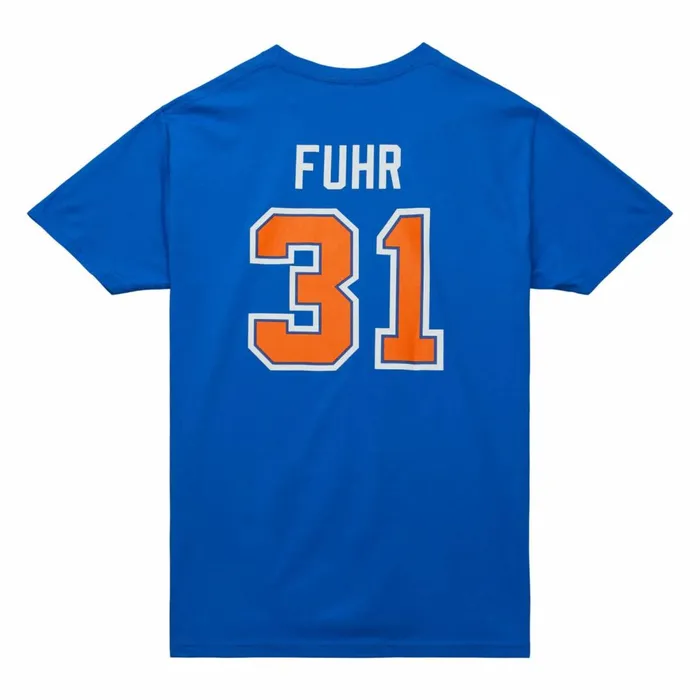 Men039s NHL Mitchell and Ness Name and Number Tee Edmonton Oilers Grant Fuhr Men039s NHL Mitchell and Ness Name and Number Tee Edmonton Oilers Grant Fuhr