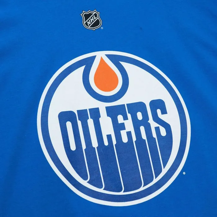 Men039s NHL Mitchell and Ness Name and Number Tee Edmonton Oilers Grant Fuhr Men039s NHL Mitchell and Ness Name and Number Tee Edmonton Oilers Grant Fuhr