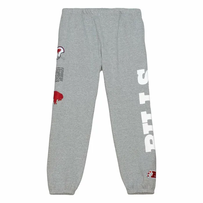 Men039s Pants Mitchell and Ness Team Origins Fleece Pant Buffalo Bills