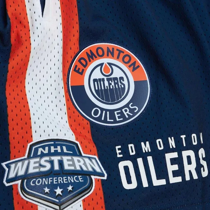 Men039s Shorts Mitchell and Ness City Collection Mesh Shorts Edmonton Oilers Men039s Shorts Mitchell and Ness City Collection Mesh Shorts Edmonton Oilers