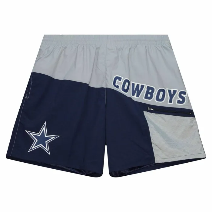 Men039s Shorts Mitchell and Ness Nylon Utility Shorts Dallas Cowboys