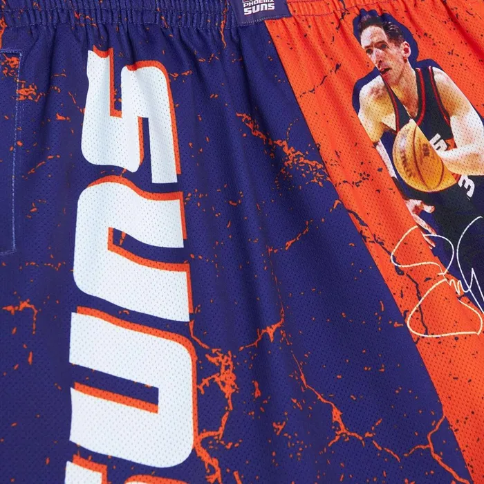 Men039s Shorts Mitchell and Ness Player Burst Mesh Shorts Phoenix Suns Steve Nash Men039s Shorts Mitchell and Ness Player Burst Mesh Shorts Phoenix Suns Steve Nash