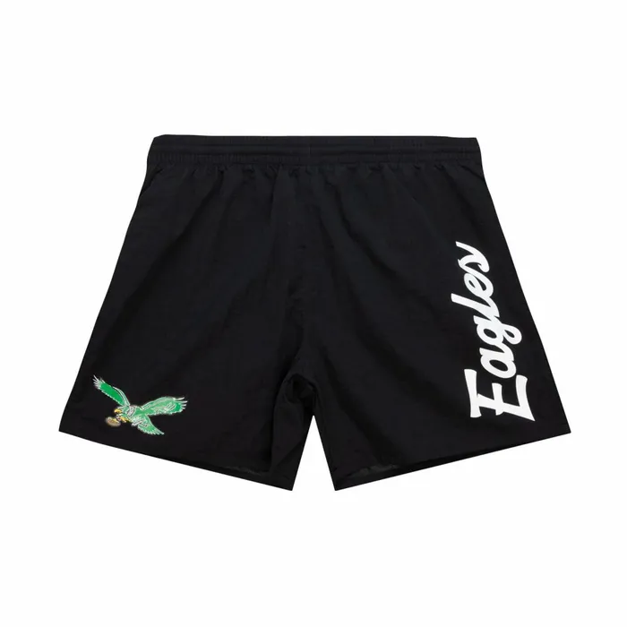 Men039s Shorts Mitchell and Ness Team Essentials Nylon Shorts Philadelphia Eagles
