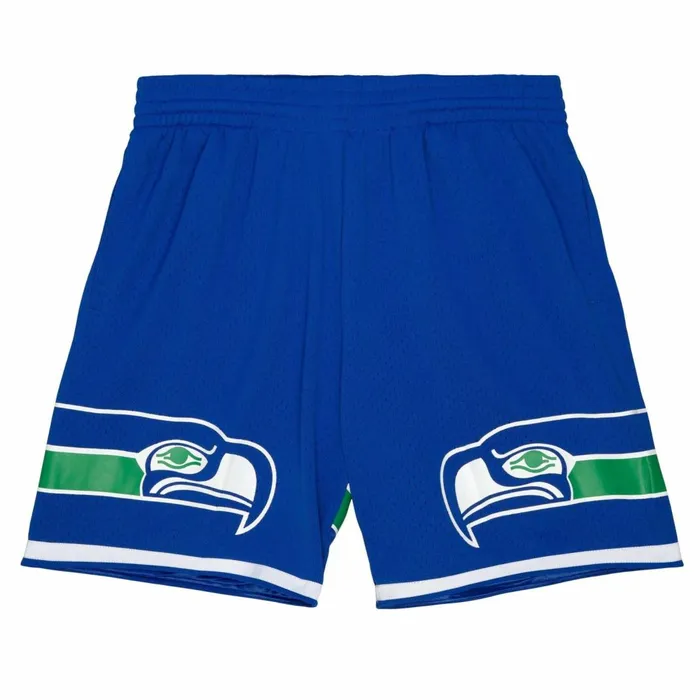 Men039s Shorts Mitchell and Ness Team ID Mesh Shorts Seattle Seahawks