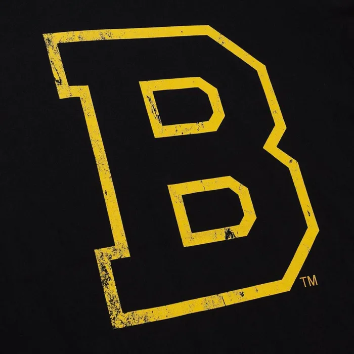 Men039s TShirts and Tops Mitchell and Ness Distressed Basic Logo 1 Tee Boston Bruins Men039s TShirts and Tops Mitchell and Ness Distressed Basic Logo 1 Tee Boston Bruins