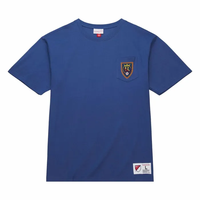 Men039s TShirts and Tops Mitchell and Ness Premium Pocket Tee Real Salt Lake