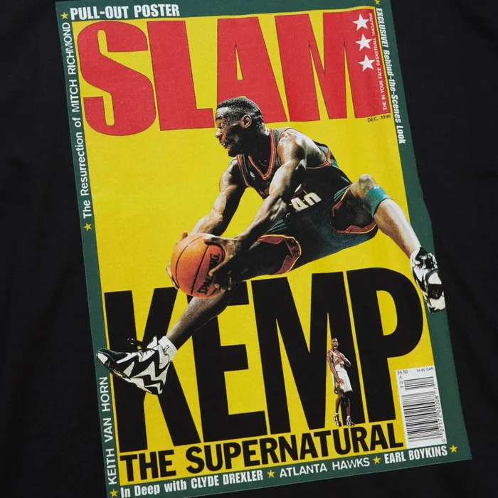 Men039s TShirts and Tops Mitchell and Ness Slam Cover Seattle Supersonics Shawn Kemp Men039s TShirts and Tops Mitchell and Ness Slam Cover Seattle Supersonics Shawn Kemp