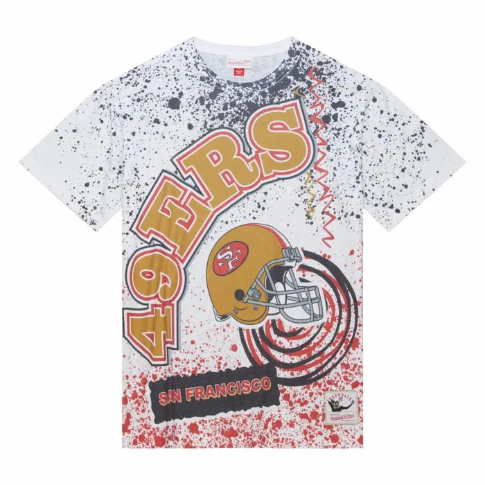 Men039s TShirts and Tops Mitchell and Ness Team Burst Sublimated SS Tee San Francisco 49ers Men039s TShirts and Tops Mitchell and Ness Team Burst Sublimated SS Tee San Francisco 49ers
